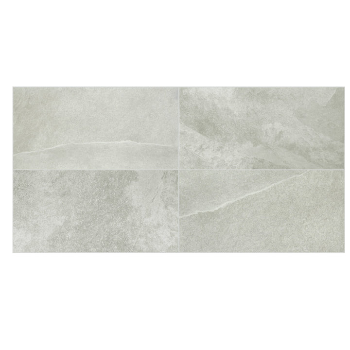 Satori Dove Grey 12-in x 24-in Glazed Porcelain Floor and Wall Tile product image