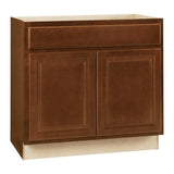 Hampton Assembled 24 x 34.5 x 21 in. Bathroom Vanity Base Cabinet in Natural Hickory
