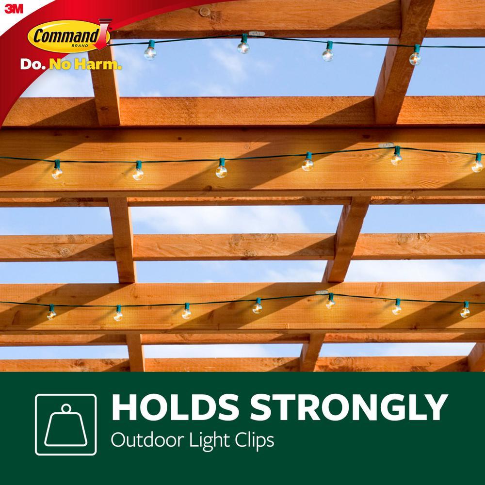 Clear Small Outdoor Light Clips - Super Arbor