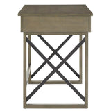 Grey Lift Top Desk With One Usb Charing Port - Super Arbor