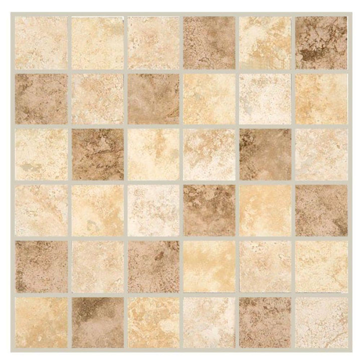 Style Selections Capri Mixed 12-in x 12-in Glazed Porcelain Mosaic Floor and Wall Tile product image