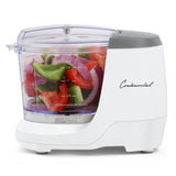 1.5-Cup Electric Mini Food Chopper with Stainless Steel Blade , Interlocking Plastic Bowl