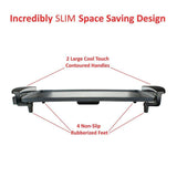 27 sq. in. Black Nonstick Electric Griddle with Drip Pan