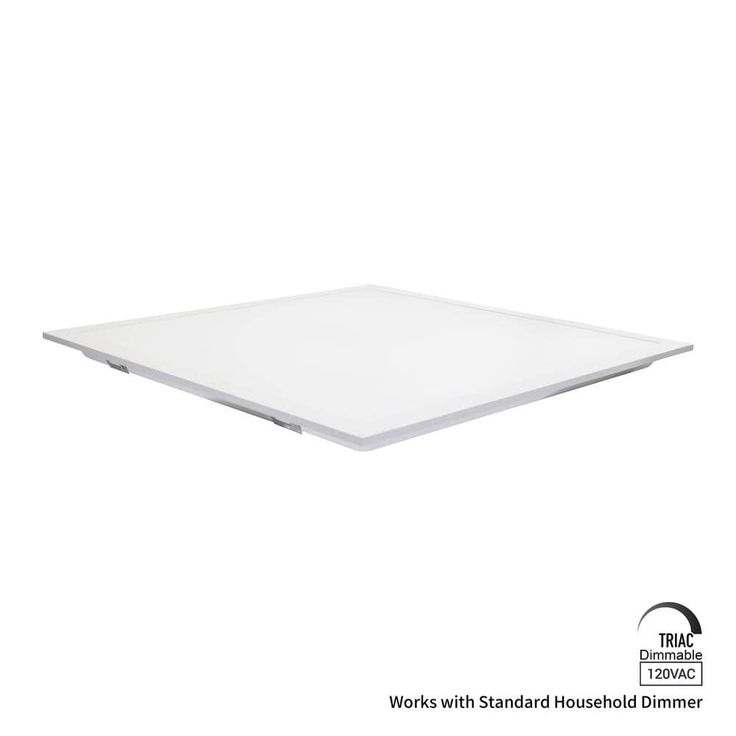 Commercial Electric 2 ft. x 2 ft. LED Flat Panel 40K 30 Lumens Standard Dimming