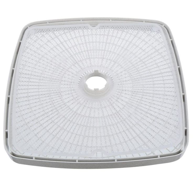 Square 4-Tray White Food Dehydrator and Jerky Maker