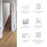 Element Flooring European white oak Wateree hardwood flooring — color and finish detail