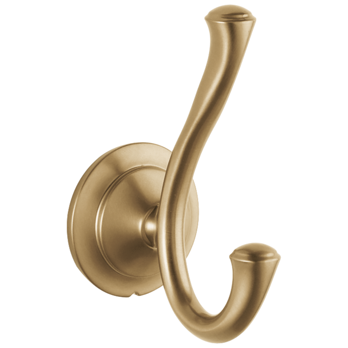 Delta Linden 2-Hook Champagne Bronze Towel Hook