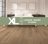 Element Flooring European white oak Parson hardwood flooring — installed room view