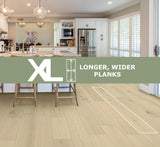 Element Flooring European white oak Coster hardwood flooring — installed room view