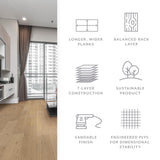 Element Flooring European white oak Nairn hardwood flooring — color and finish detail