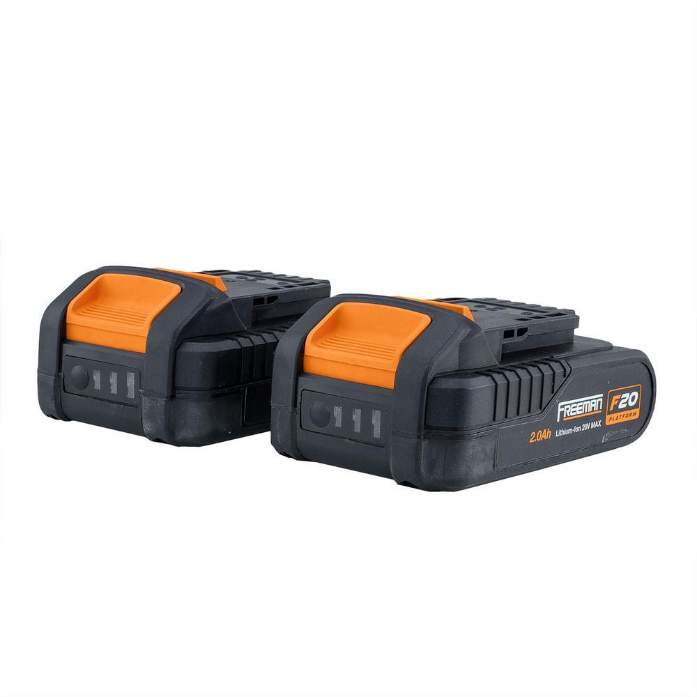 Cordless 20-Volt 4-in-1 18-Gauge 2 in. Flooring Nailer and Stapler with Lithium-Ion Batteries, Case, and Fasteners - Super Arbor