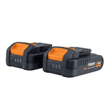 Cordless 20-Volt 4-in-1 18-Gauge 2 in. Flooring Nailer and Stapler with Lithium-Ion Batteries, Case, and Fasteners - Super Arbor