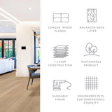 Element Flooring European white oak Moore hardwood flooring — color and finish detail