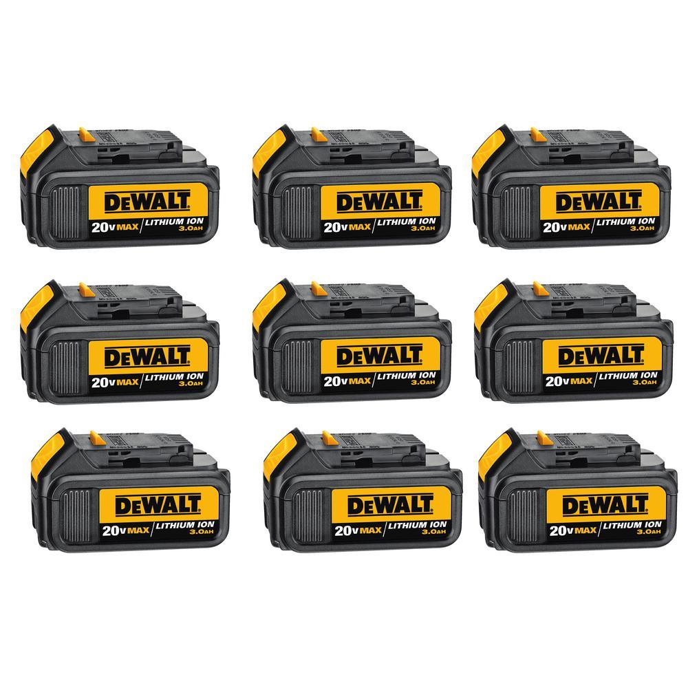 20-Volt MAX Premium Lithium-Ion 3.0Ah Battery Pack (6-Pack) - Super Arbor