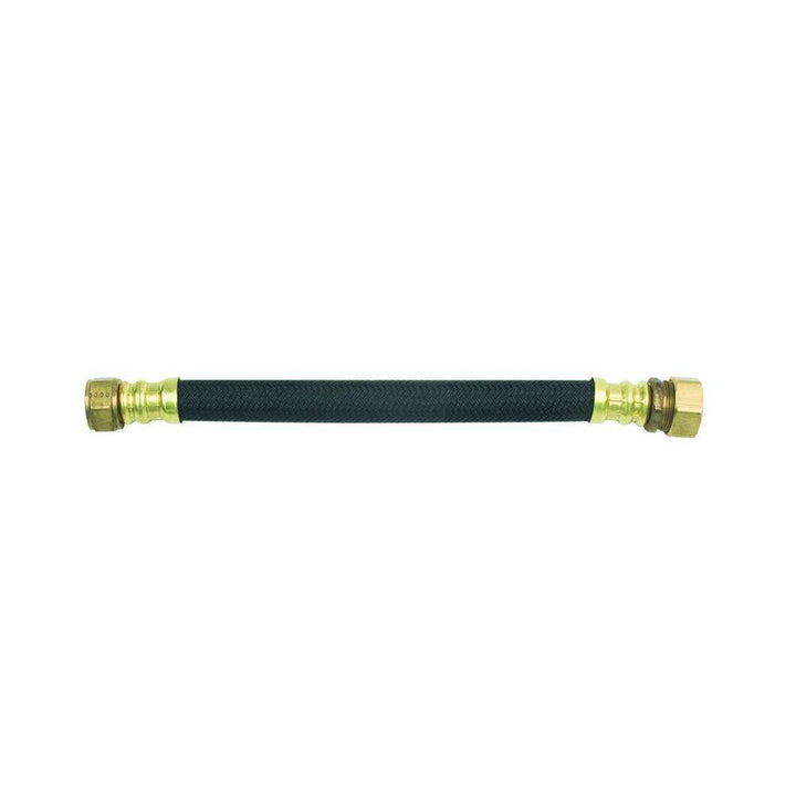 3/4 in. FIP x 7/8 in. O.D. Compression x 12 in. Polymer Braided Water Heater Connector (0.57 in. I.D.) - Super Arbor