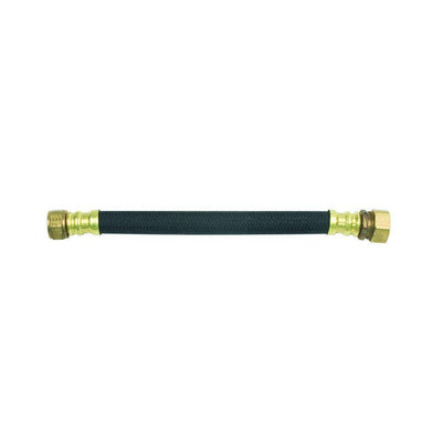 3/4 in. FIP x 7/8 in. O.D. Compression x 12 in. Polymer Braided Water Heater Connector (0.57 in. I.D.) - Super Arbor