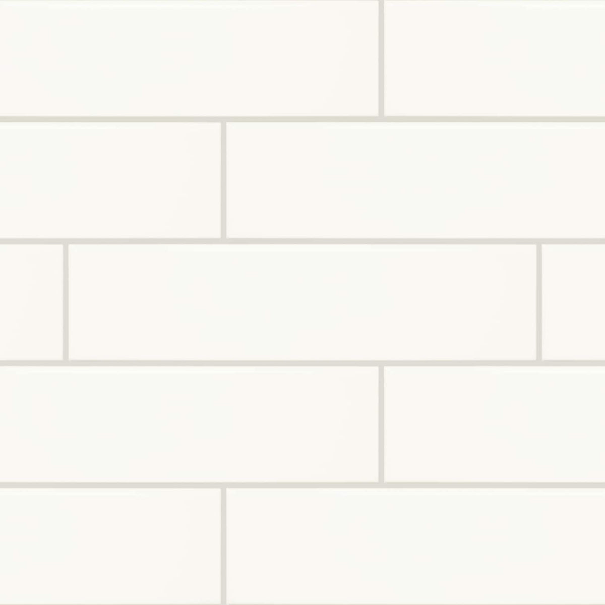 Daltile Core Crafted True White 3-in x 12-in Glossy Ceramic Handcrafted look Wall Tile product image