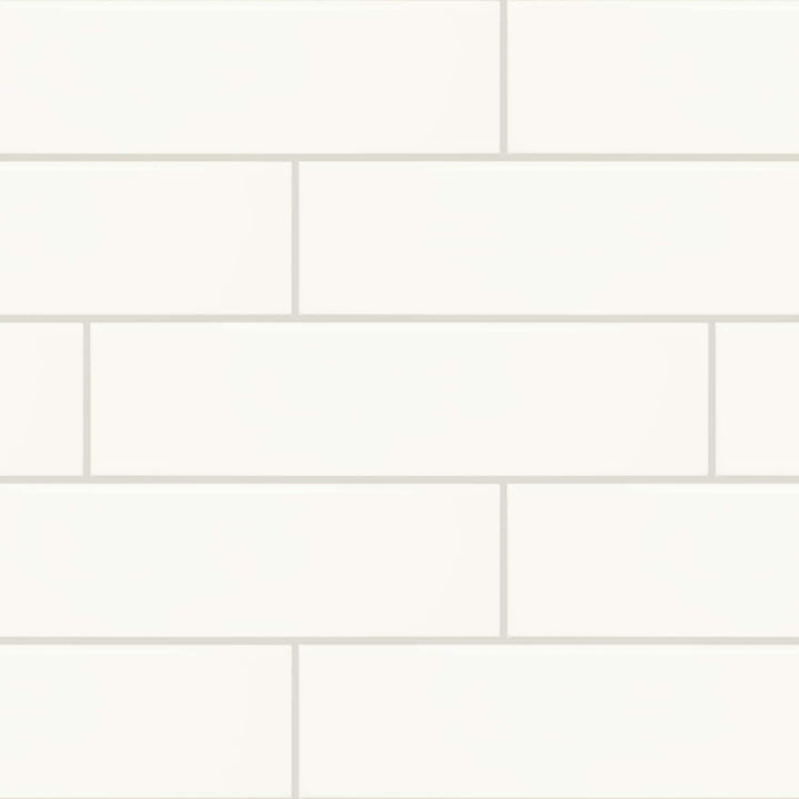 Daltile Core Crafted True White 3-in x 12-in Glossy Ceramic Handcrafted look Wall Tile product image
