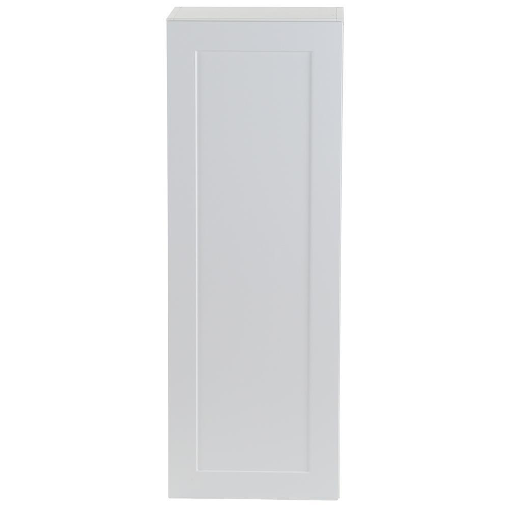 Cambridge Shaker Assembled 30x42x12.5 in. Wall Cabinet with 2 Soft Close Doors in White - Super Arbor