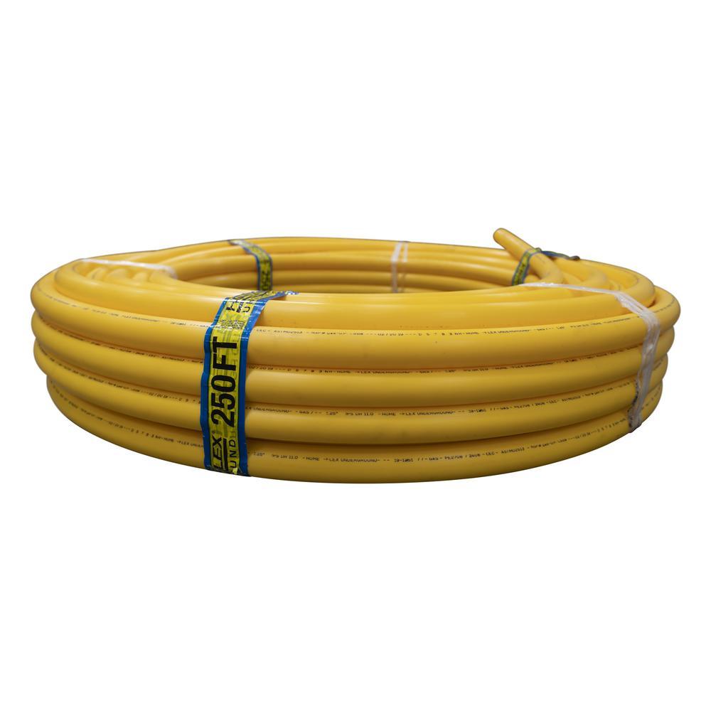 1-1/4 in. IPS x 250 ft. DR 11 Underground Yellow Polyethylene Gas Pipe - Super Arbor