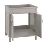 Ashburn 30 in. W x 21.63 in. D Vanity Cabinet in Grey - Super Arbor