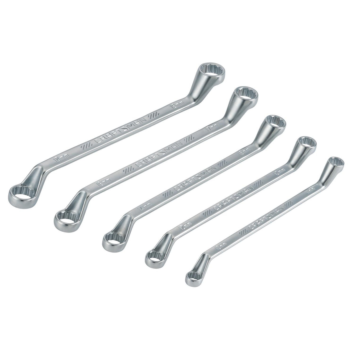 Craftsman 12 Point Metric Deep Offset Box Wrench Set, 5 pc
