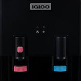 Hot and Cold Top Loading Water Dispenser in Black