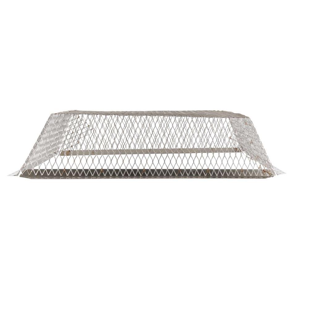 VentGuard 25 in. x 25 in. x 6 in. Roof Wildlife Exclusion Screen in Stainless Steel - Super Arbor