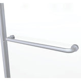 Infinity 58-1/2 in. x 57 in. Semi-Frameless Sliding Bathtub Door in Brushed Nickel - Super Arbor