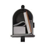 Grayson Medium, Steel, Post Mount Mailbox - Super Arbor