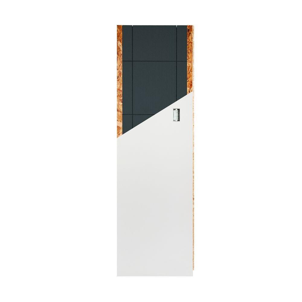 SMARTWALL 4 in. x 2 ft. x 8 ft. All-in-One Wall Panel with Light Switch Box - Super Arbor