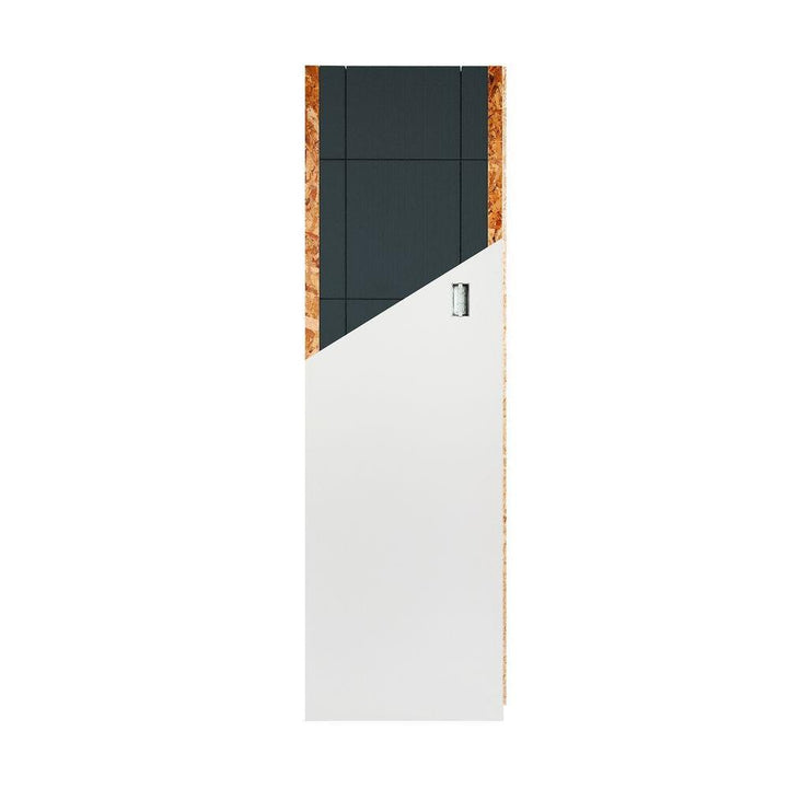 SMARTWALL 4 in. x 2 ft. x 8 ft. All-in-One Wall Panel with Light Switch Box - Super Arbor