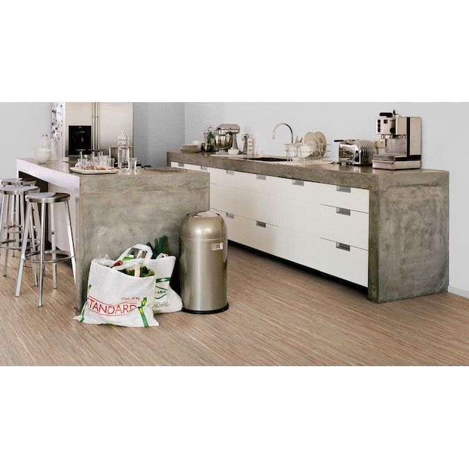 Forbo Flooring Systems Marmoleum Cinch Loc Seal Oxidized Copper 10-mm T x 12-in W x 36-in L Waterproof Wood Plank Laminate Flooring (20.34-sq ft / Carton)