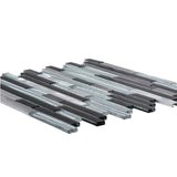 Jeffrey Court Binary Code Gray 11.625 in. x 11.75 in. x 6 mm Interlocking Textured Glass/Stone/Metal Mosaic Tile