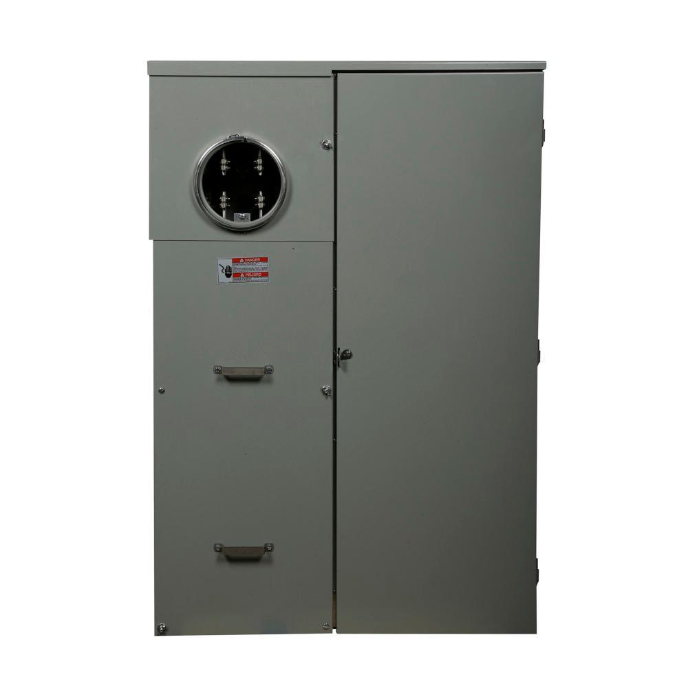 400 Amp 42-Space 42-Circuit Type CH Meter Socket and Main Breaker Load Center - Super Arbor