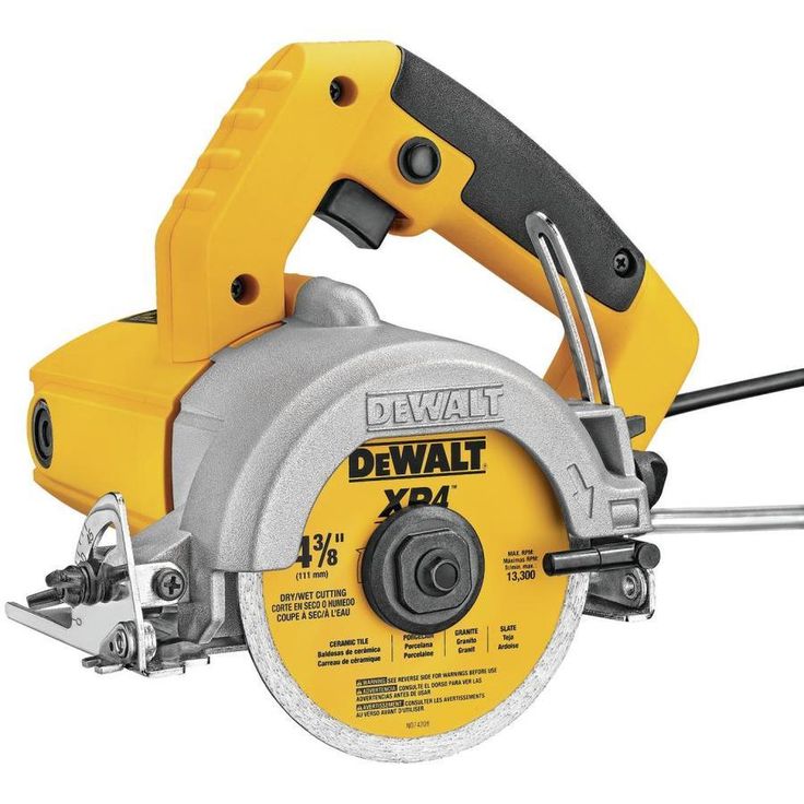 DEWALT 4.375-in 10.8-Amp Wet Handheld Tile Saw