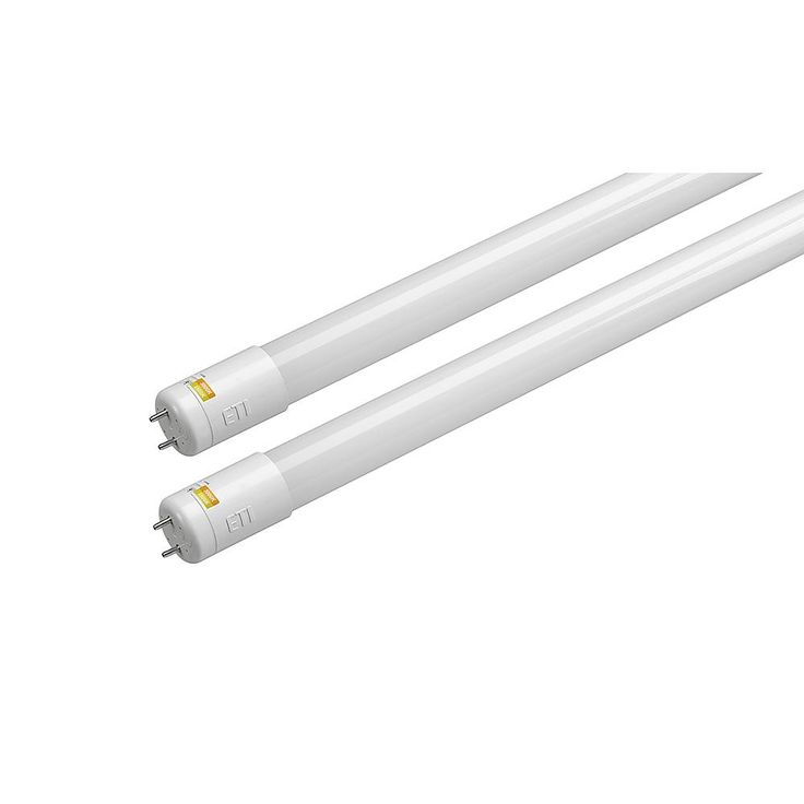 ETi 4 ft. 15-Watt Direct Replacement LED T8 Integral Driver Linear Glass Tube Light Bulbs 1650 Lumens 3000K 3500K (2 Pack)