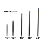 3/4 in. x 18 in. Black Steel Pipe (10-Pack)