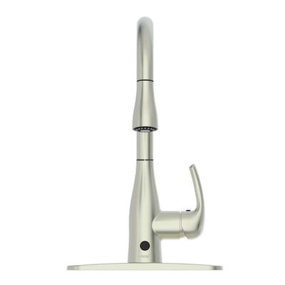 Bio Bidet FLOW 1-Handle Deck Mount Pull-Down Touchless Residential Kitchen Faucet (Deck Plate Included)