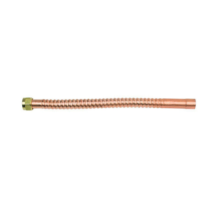 3/4 in. FIP x 3/4 in. Nominal Male/ Female Sweat x 15 in. Copper Water Heater Connector (7/8 in. O.D.) - Super Arbor