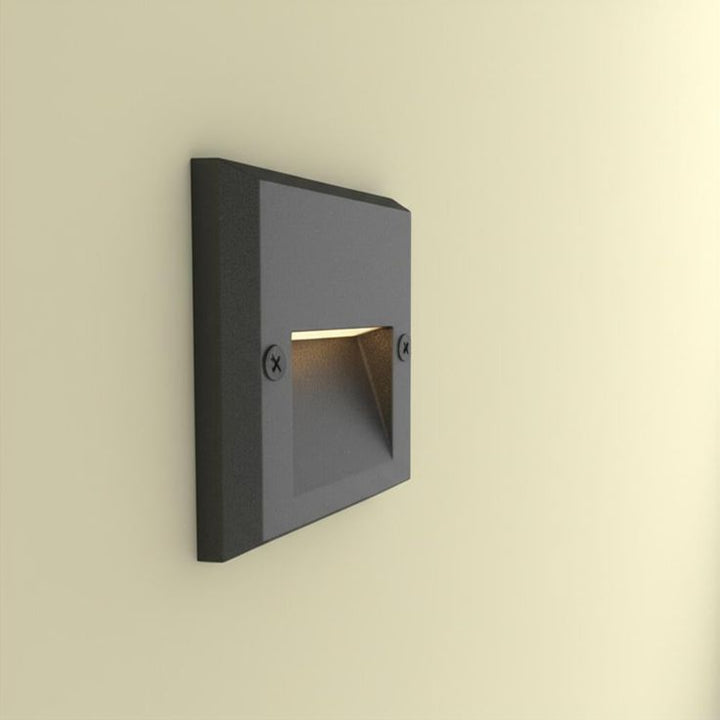 Hampton Bay Black Integrated LED Deck Light