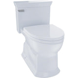 Eco Soiree 1-Piece 1.28 GPF Single Flush Elongated Skirted Toilet with CeFiONtect in Sedona Beige - Super Arbor