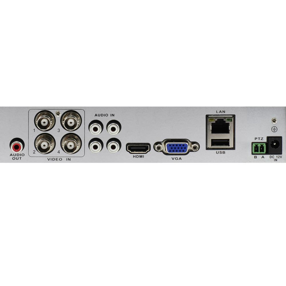 DVR-4580 4-Channel 1080p 1TB DVR Security Camera System with Four 1080p Wired Bullet Cameras - Super Arbor
