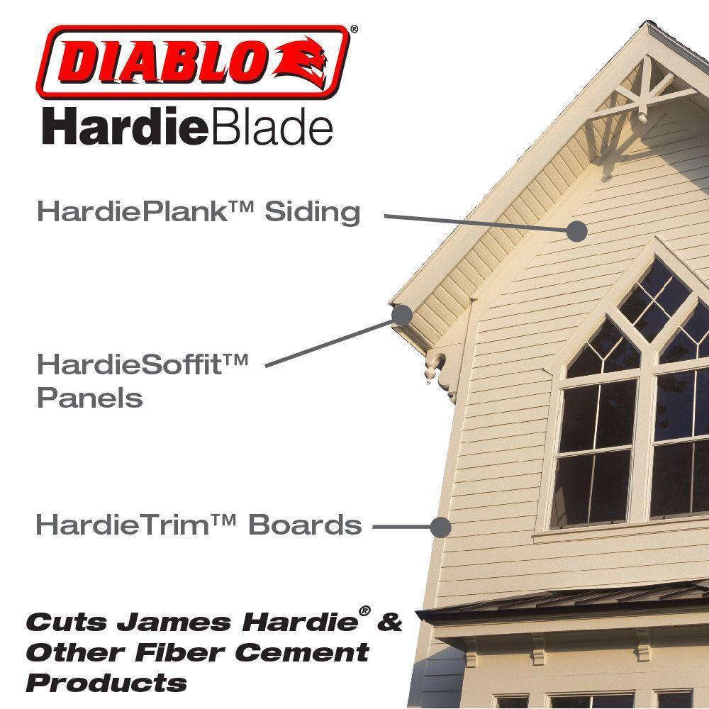 7-1/4 in. x 4-Teeth Polycrystalline Diamond (PCD) Tipped James Hardie/Fiber Cement Saw Blade - Super Arbor
