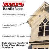 7-1/4 in. x 4-Teeth Polycrystalline Diamond (PCD) Tipped James Hardie/Fiber Cement Saw Blade - Super Arbor