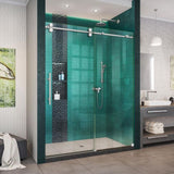 DreamLine Enigma-XO 56-60 in. W x 76 in. H Fully Frameless Sliding Shower Door, Oil Rubbed Bronze