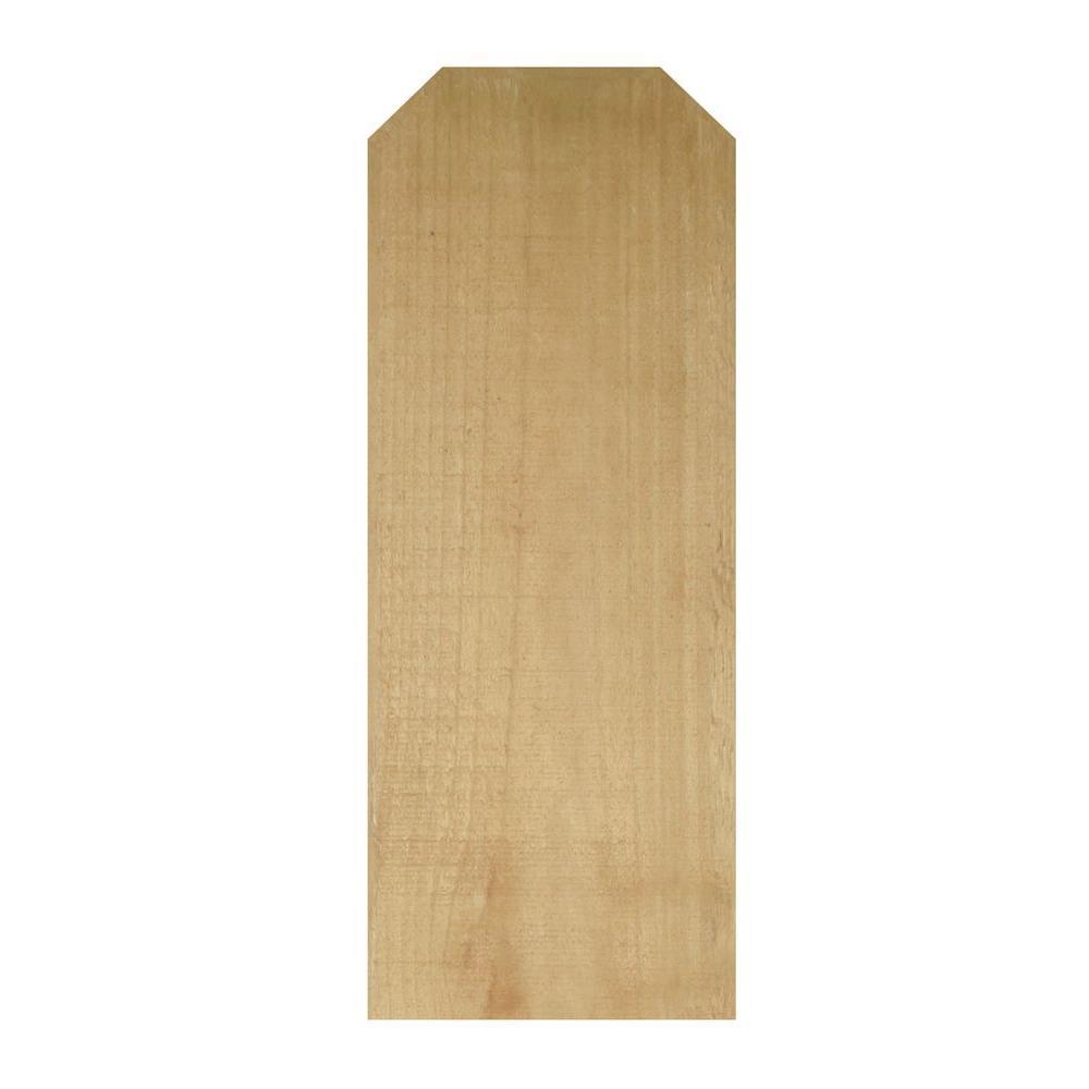 5/8 in. x 5-1/2 in. x 6 ft. Pressure-Treated Pine Wood Dog-Eared Fence Picket (10-Pack) - Super Arbor