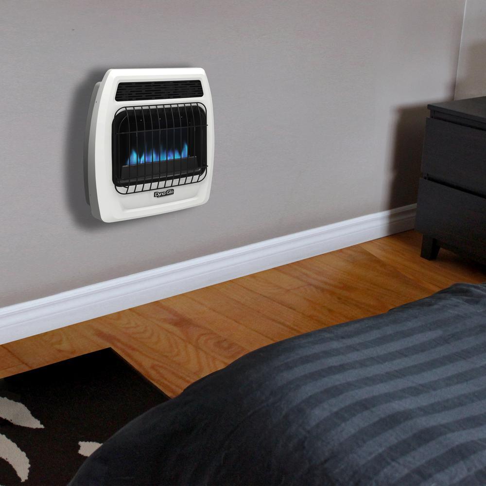 10,000 BTU Blue Flame Vent Free Natural Gas Thermostatic Wall Heater - Super Arbor