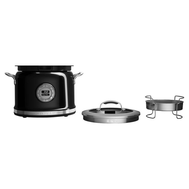 4 Qt. Onyx Black Non-Stick Electric Multi-Cooker