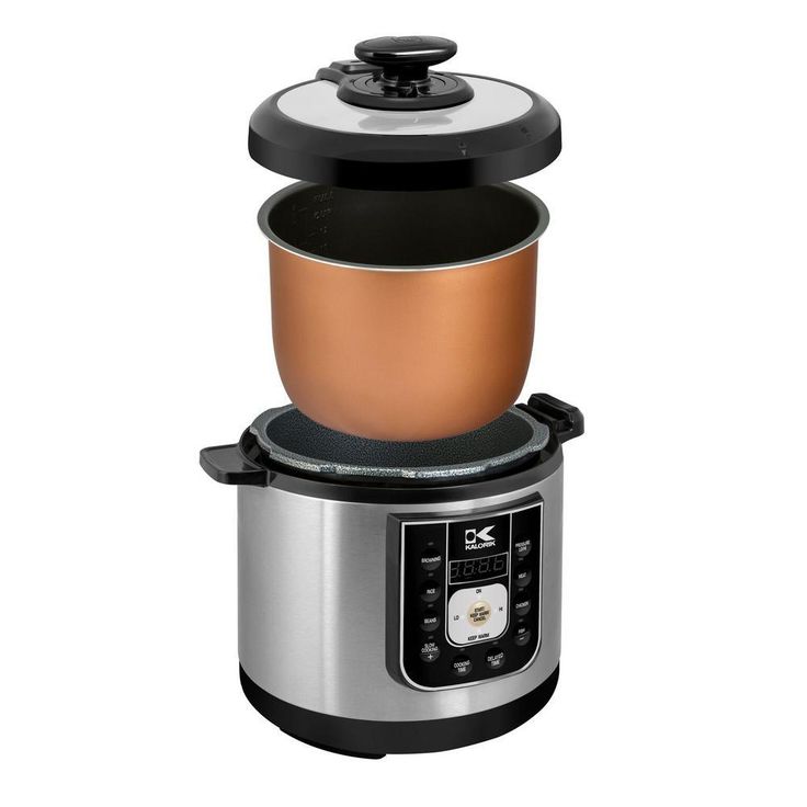 Perfect Sear 6.25 Qt. Black Stainless Steel Electric Pressure Cooker